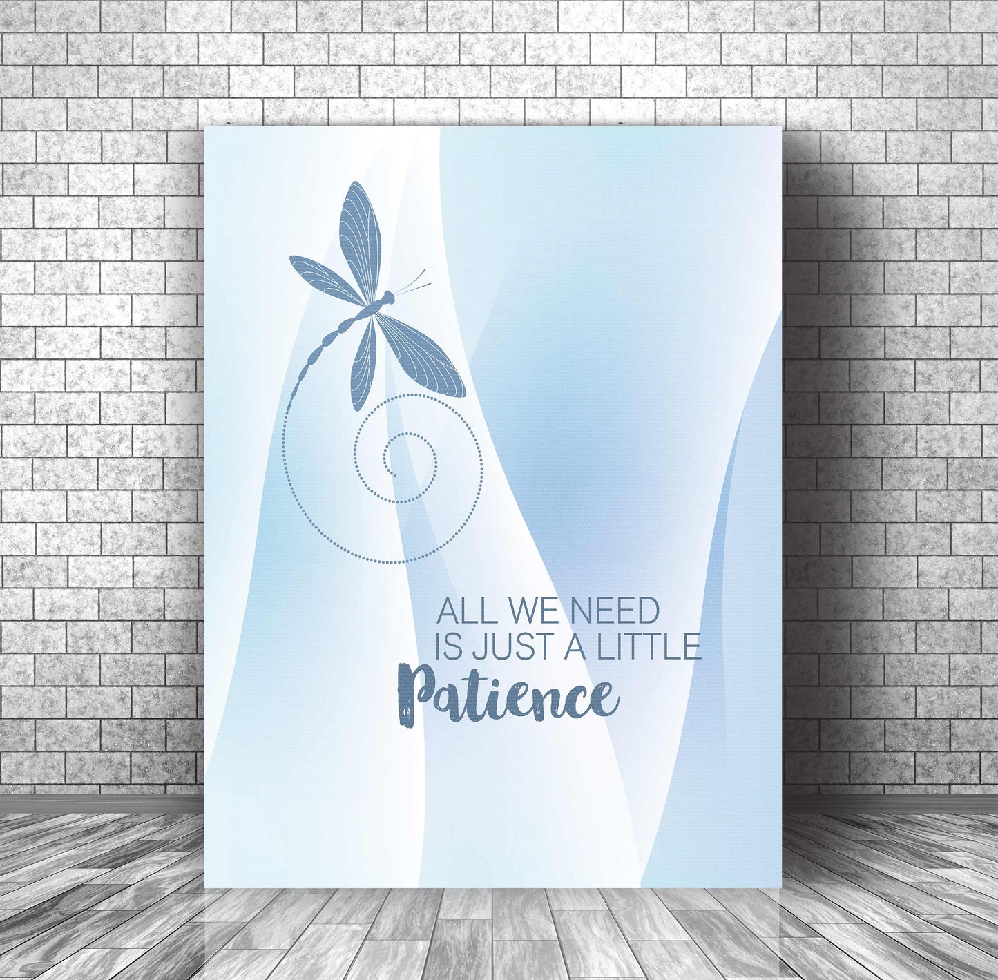 Patience by Guns n' Roses - Song Lyric Poster Illustration Song Lyrics Art Song Lyrics Art 11x14 Canvas Wrap 