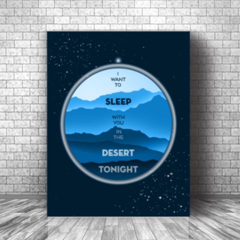 Peaceful Easy Feeling by the Eagles - Music Lyric Poster Art Song Lyrics Art Song Lyrics Art 11x14 Canvas Wrap