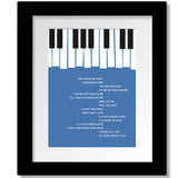 All I Do by Stevie Wonder - Love Song Lyric Print Art