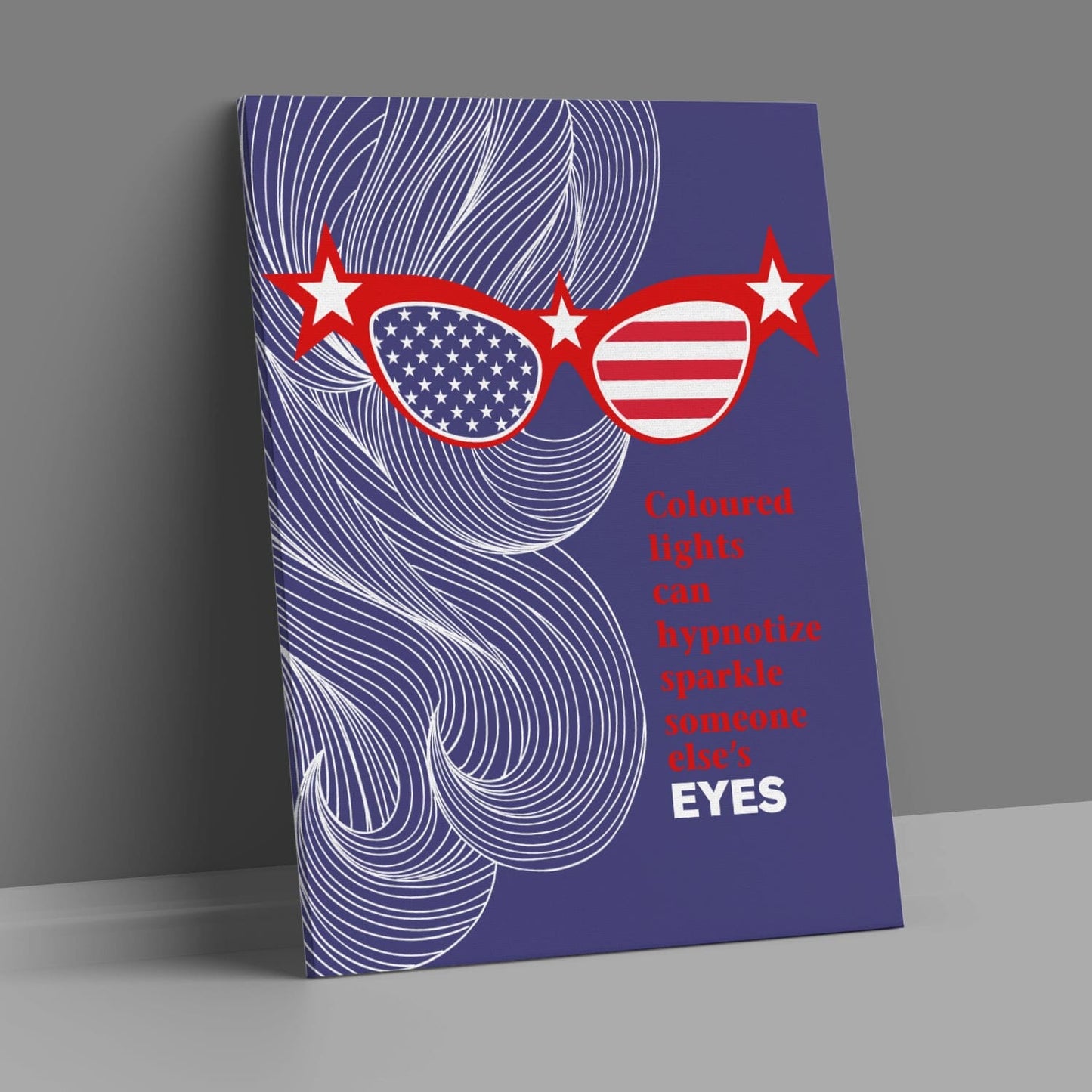 American Woman by the Guess Who - 70s Song Lyric Art Print Song Lyrics Art Song Lyrics Art 11x14 Canvas Wrap