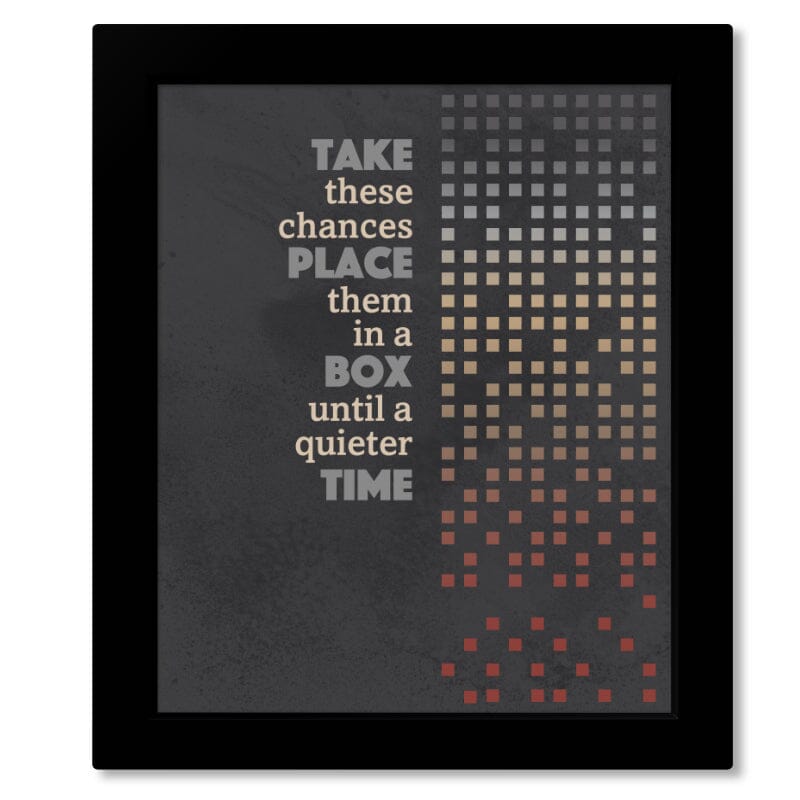 Ants Marching by Dave Matthews Band - Song Lyric Art Print Song Lyrics Art Song Lyrics Art 8x10 Framed Print (without mat)