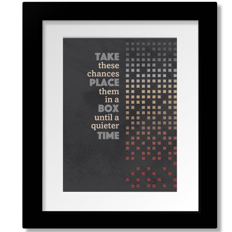 Ants Marching by Dave Matthews Band - Song Lyric Art Print Song Lyrics Art Song Lyrics Art 8x10 Matted and Framed Print