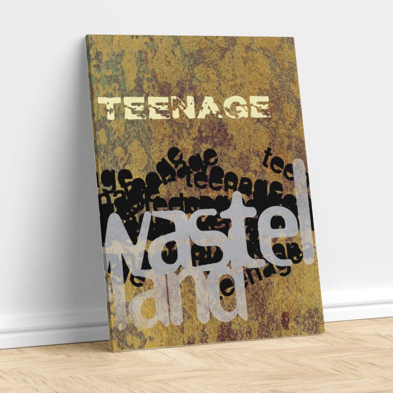 Baba O'Riley by the Who - Music Quote Song Lyric Art Print Song Lyrics Art Song Lyrics Art 11x14 Canvas Wrap