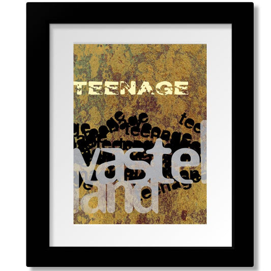 Baba O'Riley by the Who - Music Quote Song Lyric Art Print Song Lyrics Art Song Lyrics Art 8x10 Matted and Framed Print