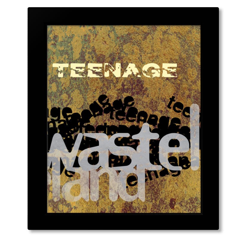 Baba O'Riley by the Who - Music Quote Song Lyric Art Print Song Lyrics Art Song Lyrics Art 8x10 Framed Print (without Mat)