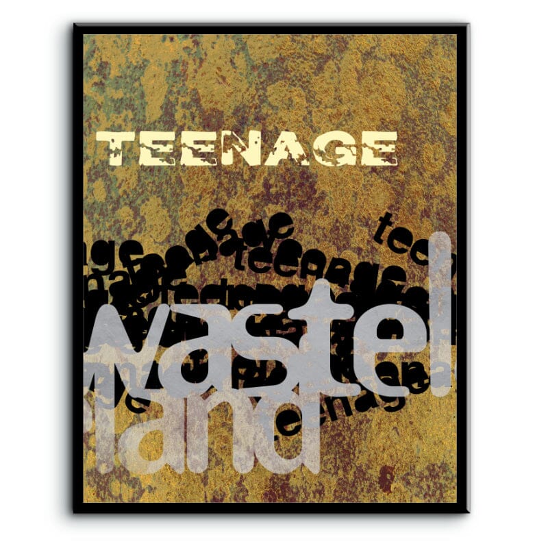 Baba O'Riley by the Who - Music Quote Song Lyric Art Print Song Lyrics Art Song Lyrics Art 8x10 Plaque Mount