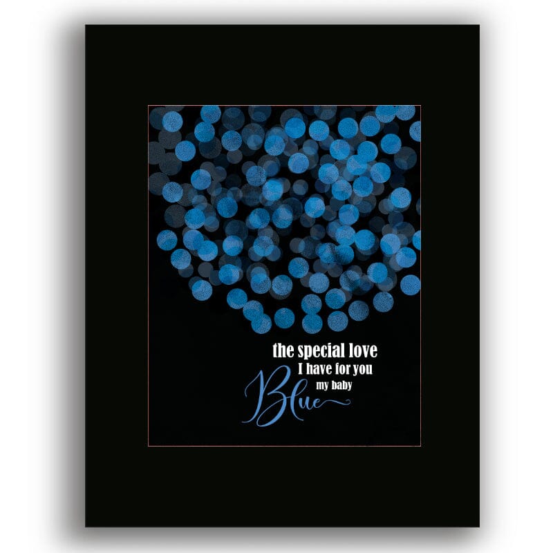 Baby Blue by Badfinger - 70s Music Quote Song Lyric Print Song Lyrics Art Song Lyrics Art 8x10 Black Matted Print