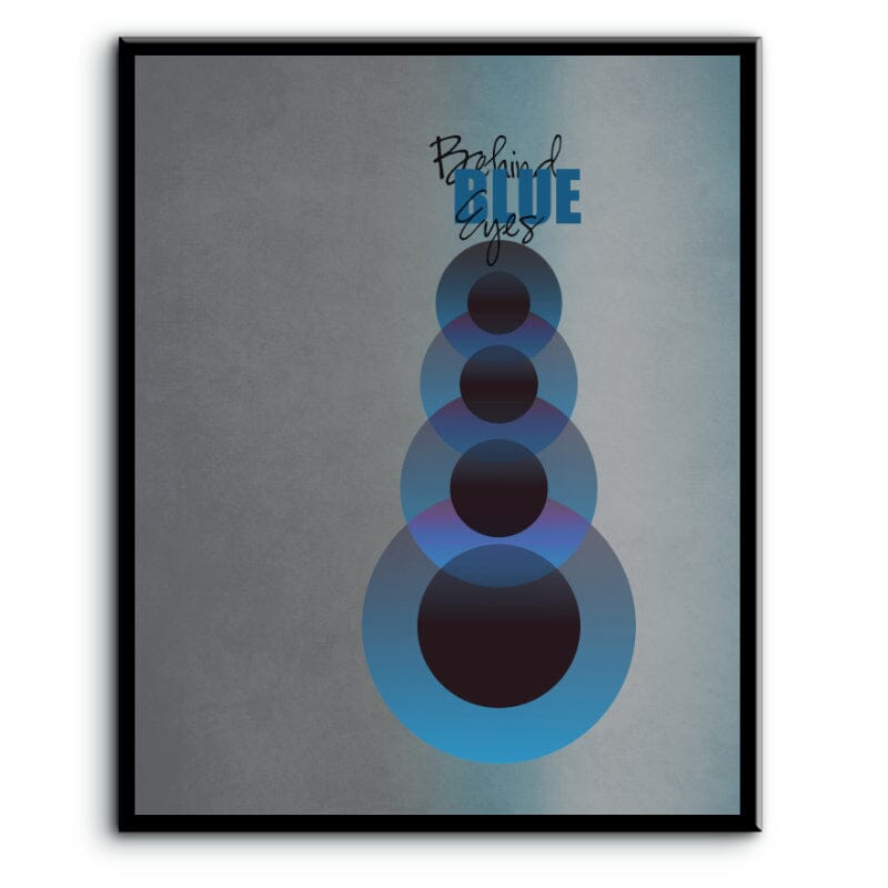Behind Blue Eyes by The Who - Song Quote Lyric Print Art Song Lyrics Art Song Lyrics Art 8x10 Plaque Mount