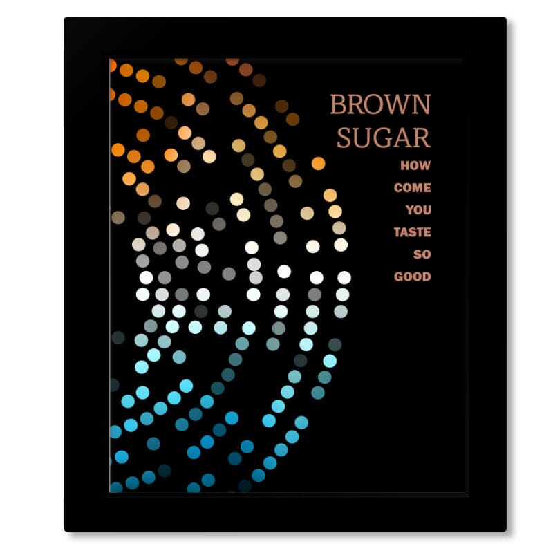 Brown Sugar by the Rolling Stones - Rock Song Lyric Art Song Lyrics Art Song Lyrics Art