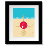 California Girls by Beach Boys - Music Lyric Poster Art