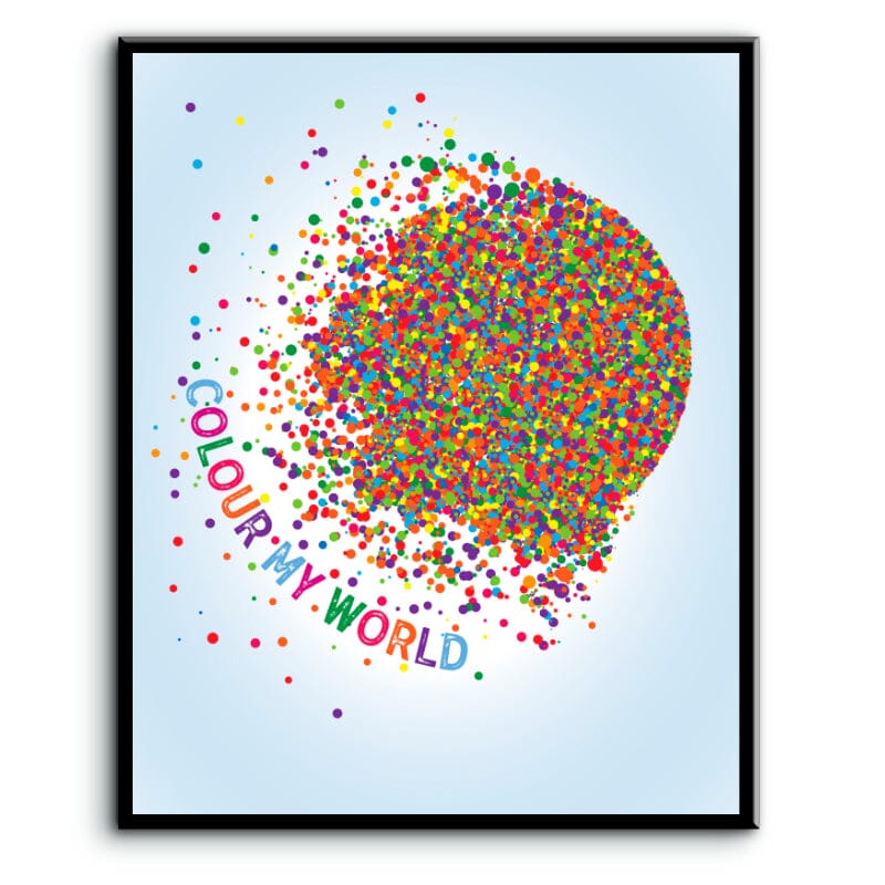 Colour My World by Chicago - Love Song Lyric Art 70s Music Song Lyrics Art Song Lyrics Art 8x10 Plaque Mount