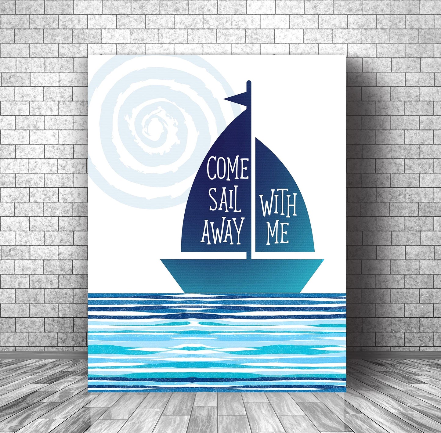 Come Sail Away by Styx - Classic 70s Music Song Lyric Art Song Lyrics Art Song Lyrics Art 11x14 Canvas Wrap