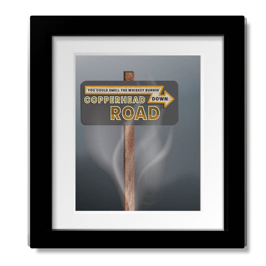 Copperhead Road by Steve Earle - Song Lyric Pop Music Art Song Lyrics Art Song Lyrics Art 8x10 Matted and Framed Print