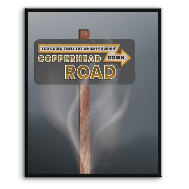 Copperhead Road by Steve Earle - Song Lyric Pop Music Art Song Lyrics Art Song Lyrics Art 8x10 Plaque Mount