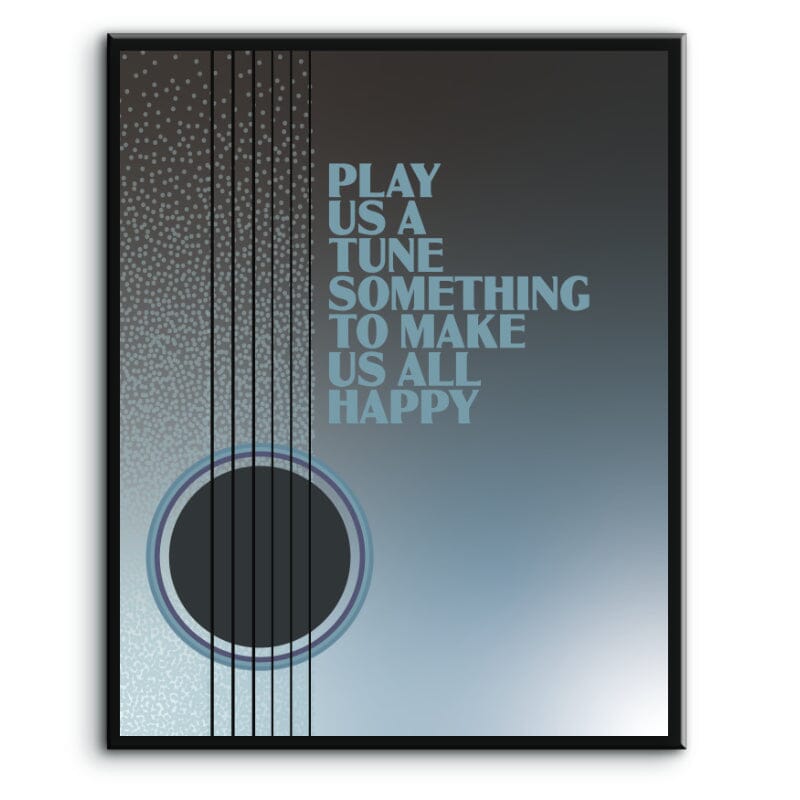 Dear Mr Fantasy by Traffic - 60s Music Song Lyric Wall Art Song Lyrics Art Song Lyrics Art 8x10 Plaque Mount
