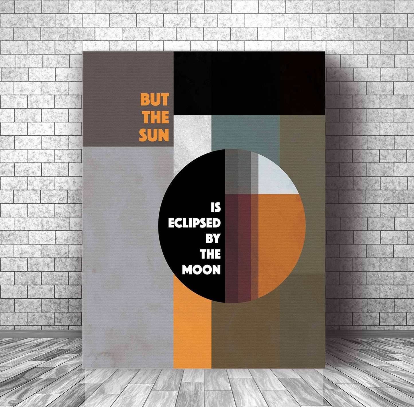 Eclipse by Pink Floyd - Lyric Song Wall Decor Artwork Print Song Lyrics Art Song Lyrics Art 11x14 Canvas Wrap