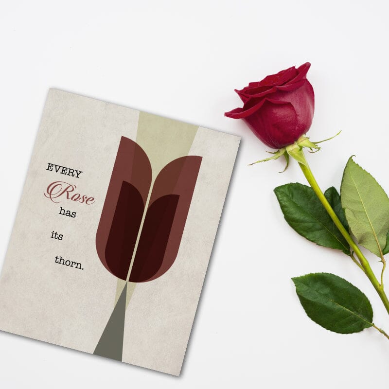 Every Rose Has Its Thorn by Poison - 80s Song Lyric Art Song Lyrics Art Song Lyrics Art 8x10 Unframed Print