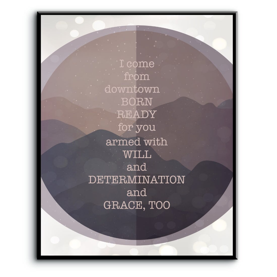 Grace, Too by the Tragically Hip - Music Quote Wall Decor Song Lyrics Art Song Lyrics Art 8x10 Plaque Mount