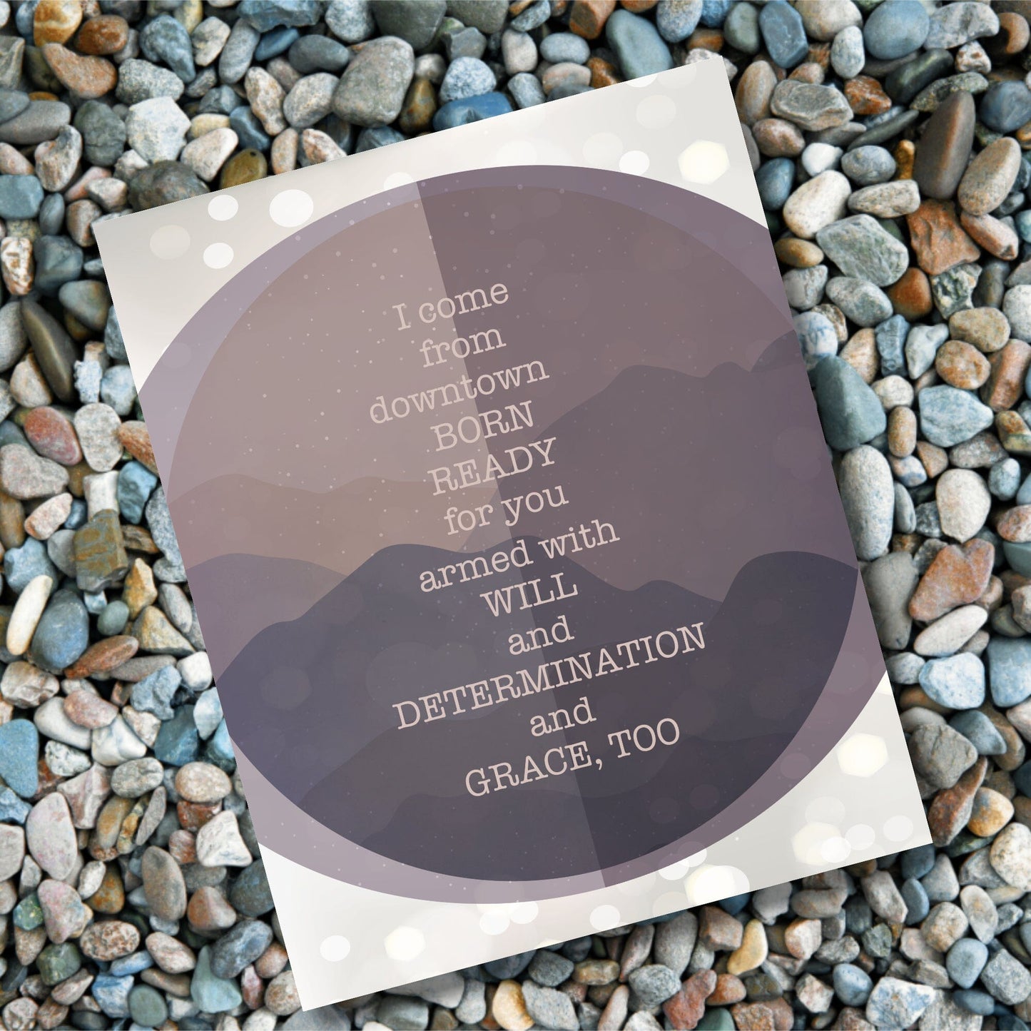 Grace, Too by the Tragically Hip - Music Quote Wall Decor Song Lyrics Art Song Lyrics Art 8x10 Unframed Print