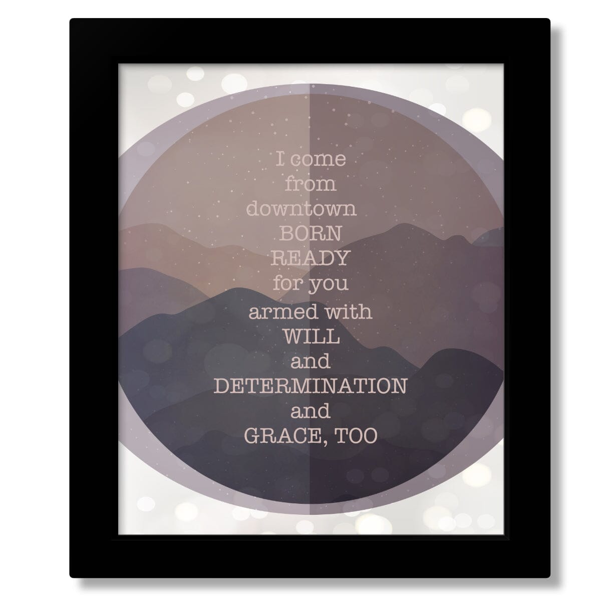 Grace, Too by the Tragically Hip - Music Quote Wall Decor Song Lyrics Art Song Lyrics Art 8x10 Framed Print (without mat)