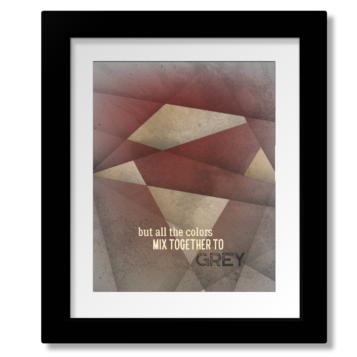 Grey Street by Dave Matthews Band - Print Lyric Song Art Song Lyrics Art Song Lyrics Art 8x10 Matted and Framed Print