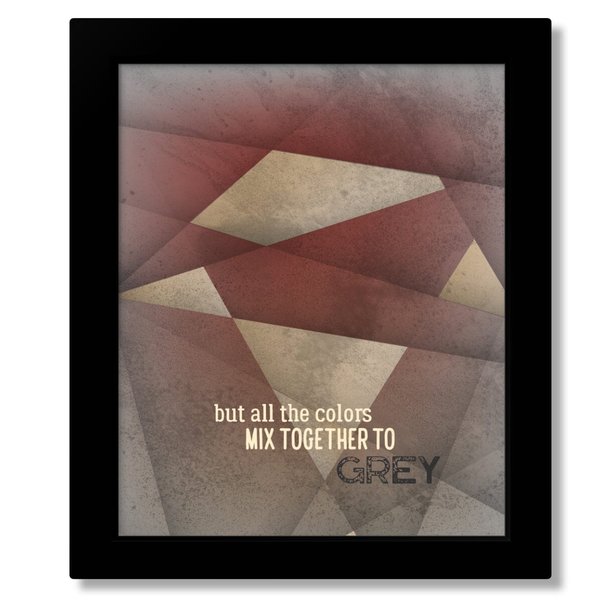 Grey Street by Dave Matthews Band - Print Lyric Song Art Song Lyrics Art Song Lyrics Art 8x10 Framed Print (without mat)