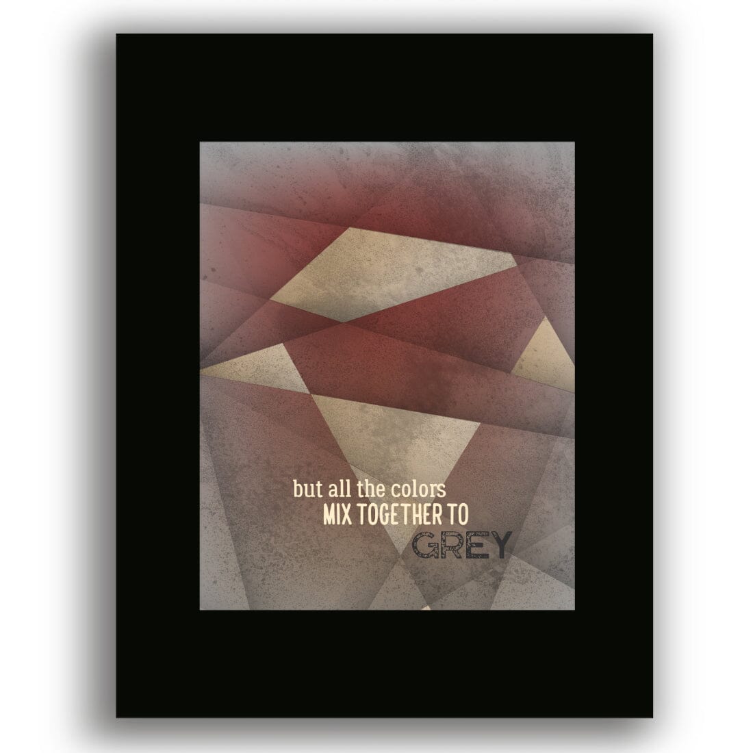 Grey Street by Dave Matthews Band - Print Lyric Song Art Song Lyrics Art Song Lyrics Art 8x10 Black Matted Print