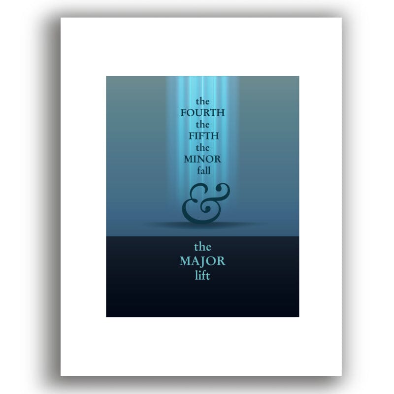 Hallelujah by Leonard Cohen - 80s Song Lyric Art Print Song Lyrics Art Song Lyrics Art 8x10 Unframed White Matted Print