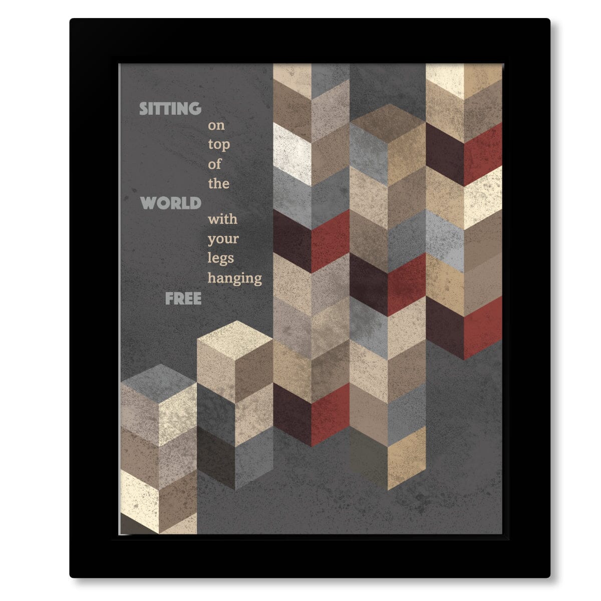 Lie in Our Graves by Dave Matthews Band - Classic Rock Music Song Lyrics Art Song Lyrics Art 8x10 Framed Print (no mat)