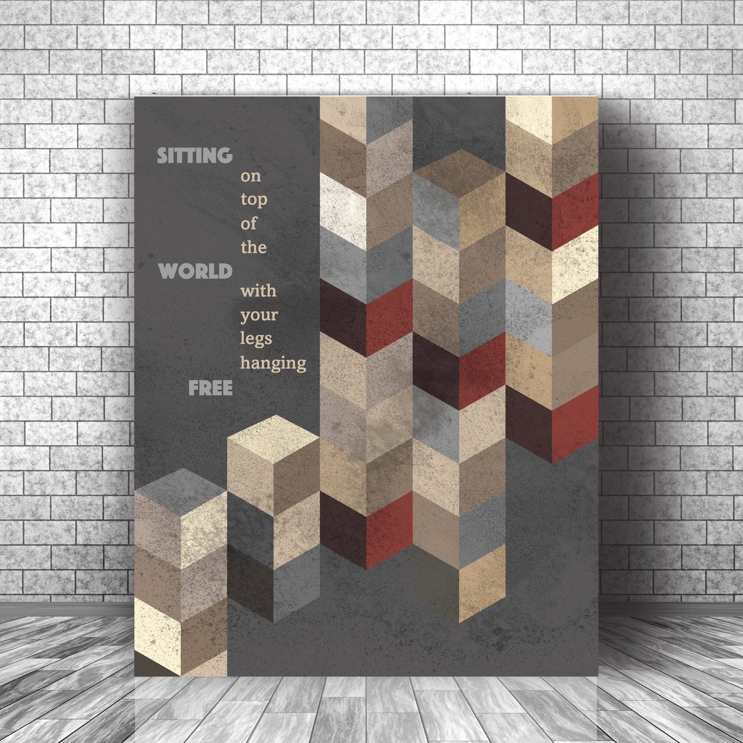 Lie in Our Graves by Dave Matthews Band - Classic Rock Music Song Lyrics Art Song Lyrics Art 11x14 Canvas Wrap