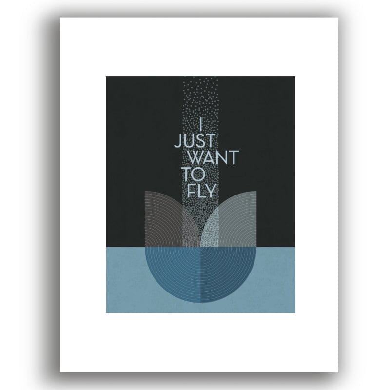 Live Forever by Oasis - Song Lyric Inspired Art Print Poster Song Lyrics Art Song Lyrics Art 8x10 Unframed White Matted Print