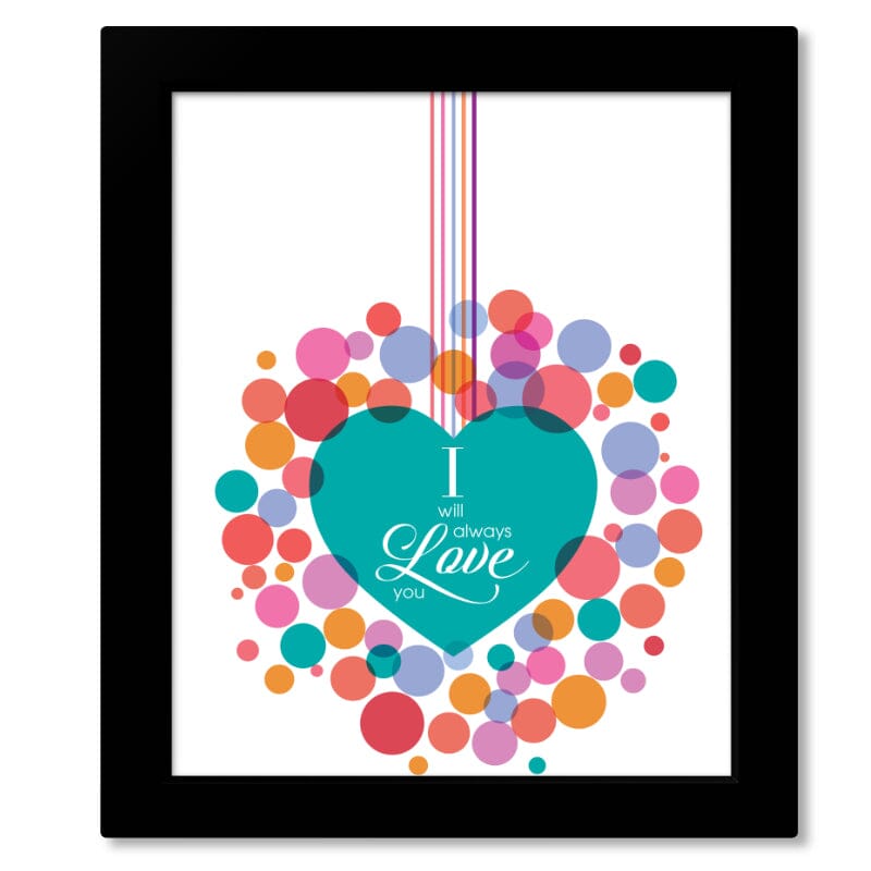 Love Song by The Cure - Wedding Song Lyric 80s Music Print Song Lyrics Art Song Lyrics Art 8x10 Framed Print (without mat)