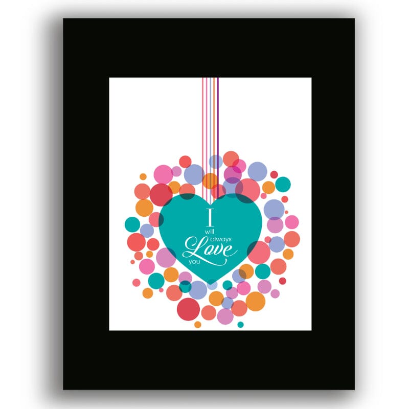 Love Song by The Cure - Wedding Song Lyric 80s Music Print Song Lyrics Art Song Lyrics Art 8x10 Black Matted Print