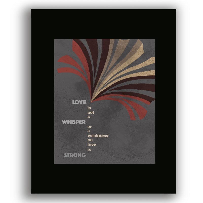 Mercy by Dave Matthews Band - Song Lyric Art Poster Print Song Lyrics Art Song Lyrics Art 8x10 Unframed Black Matted Print