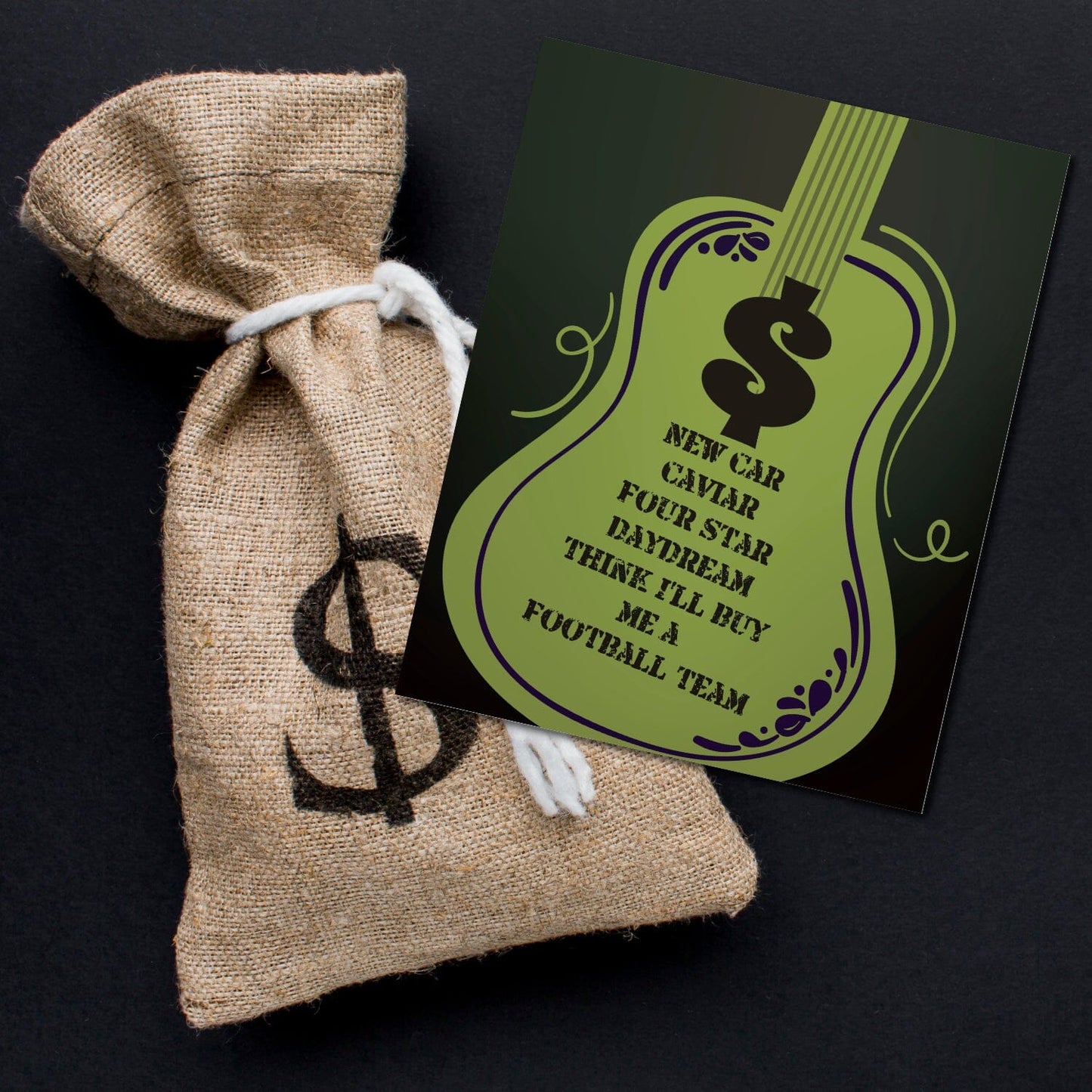 Money by Pink Floyd - Rock Music Song Lyric Art Print Song Lyrics Art Song Lyrics Art 8x10 Unframed Print