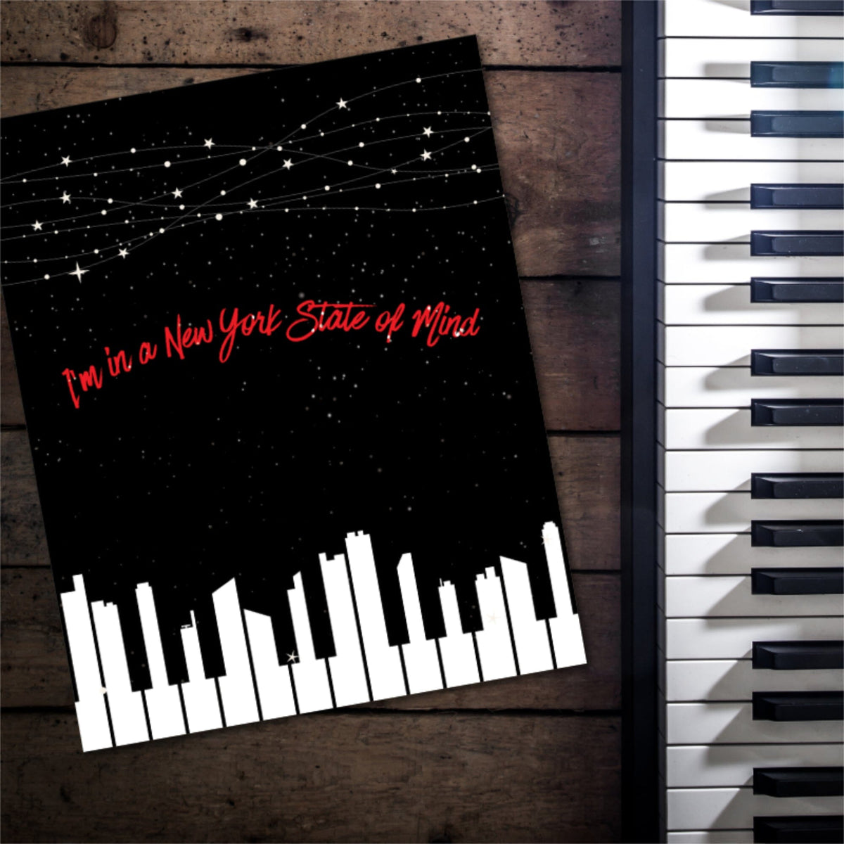 New York State of Mind by Billy Joel - Song Lyrics Art Print Song Lyrics Art Song Lyrics Art