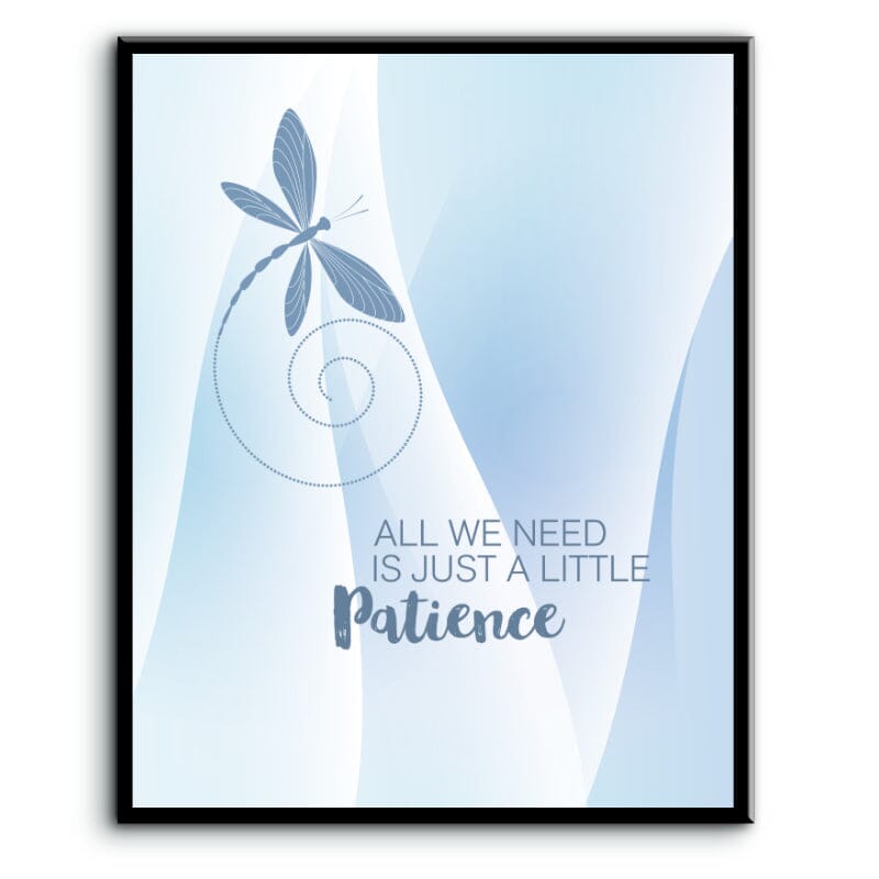 Patience by Guns n' Roses - Song Lyric Poster Illustration Song Lyrics Art Song Lyrics Art 8x10 Plaque Mount