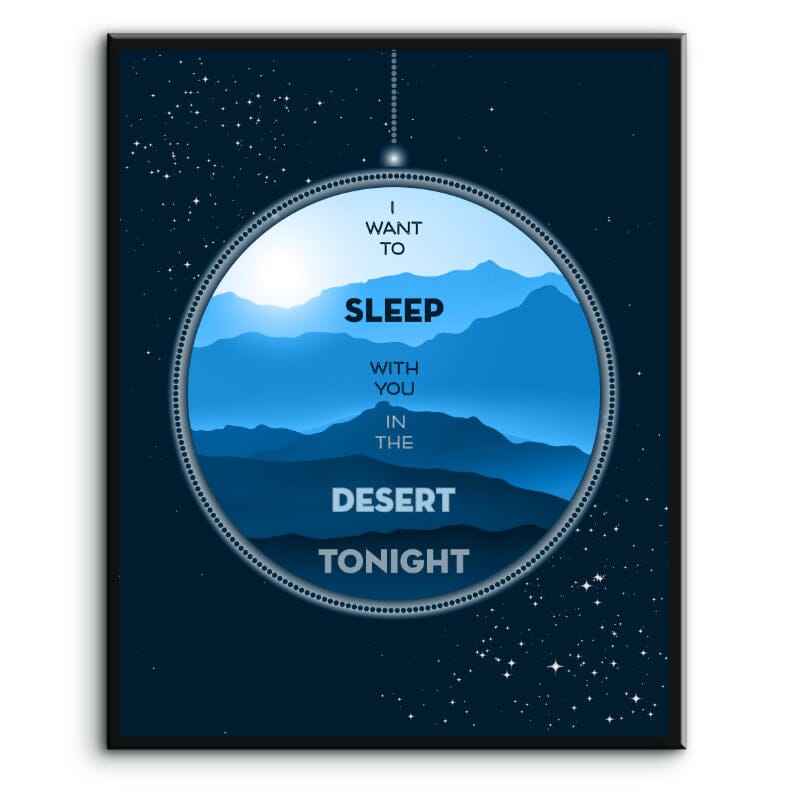 Peaceful Easy Feeling by the Eagles - Music Lyric Poster Art Song Lyrics Art Song Lyrics Art 8x10 Plaque Mount