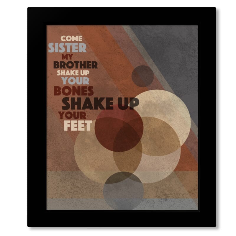 Pig by Dave Matthews Band - Rock Music Illustration Art Song Lyrics Art Song Lyrics Art 8x10 Framed Print (no mat)