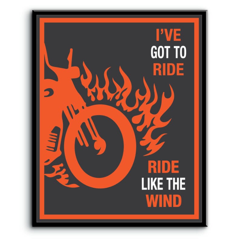 Ride Like the Wind by Christopher Cross - 70s Song Art Print Song Lyrics Art Song Lyrics Art 8x10 Plaque Mount