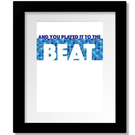 Rolling in the Deep by Adele - Lyric Art Wall Art Print Song Lyrics Art Song Lyrics Art 8x10 Matted and Framed Print