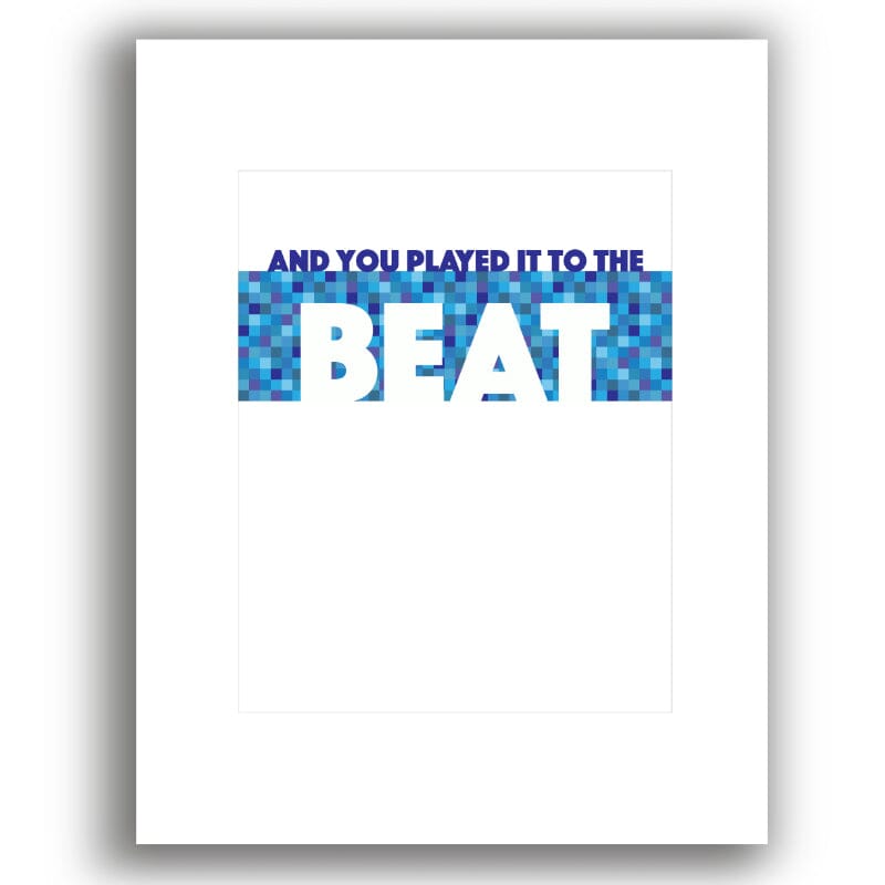 Rolling in the Deep by Adele - Lyric Art Wall Art Print Song Lyrics Art Song Lyrics Art 8x10 Unframed White Matted Print