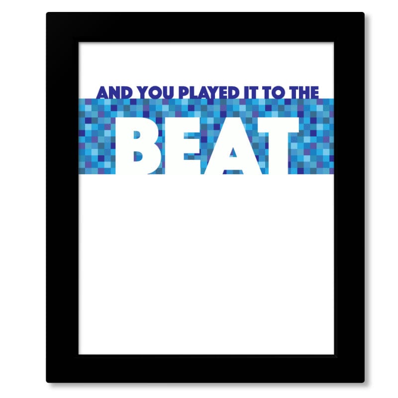 Rolling in the Deep by Adele - Lyric Art Wall Art Print Song Lyrics Art Song Lyrics Art 8x10 Framed Print (without Mat)