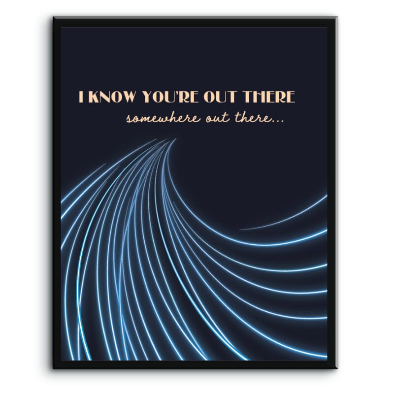 Somewhere Out There by Our Lady Peace - Pop Song Lyric Art Song Lyrics Art Song Lyrics Art 8x10 Plaque Mount