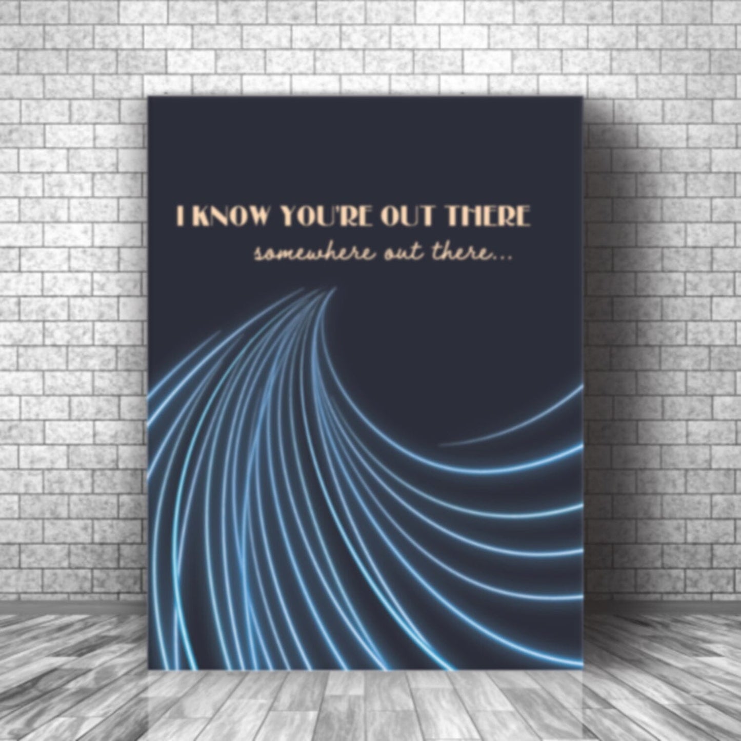 Somewhere Out There by Our Lady Peace - Pop Song Lyric Art Song Lyrics Art Song Lyrics Art 11x14 Canvas Wrap