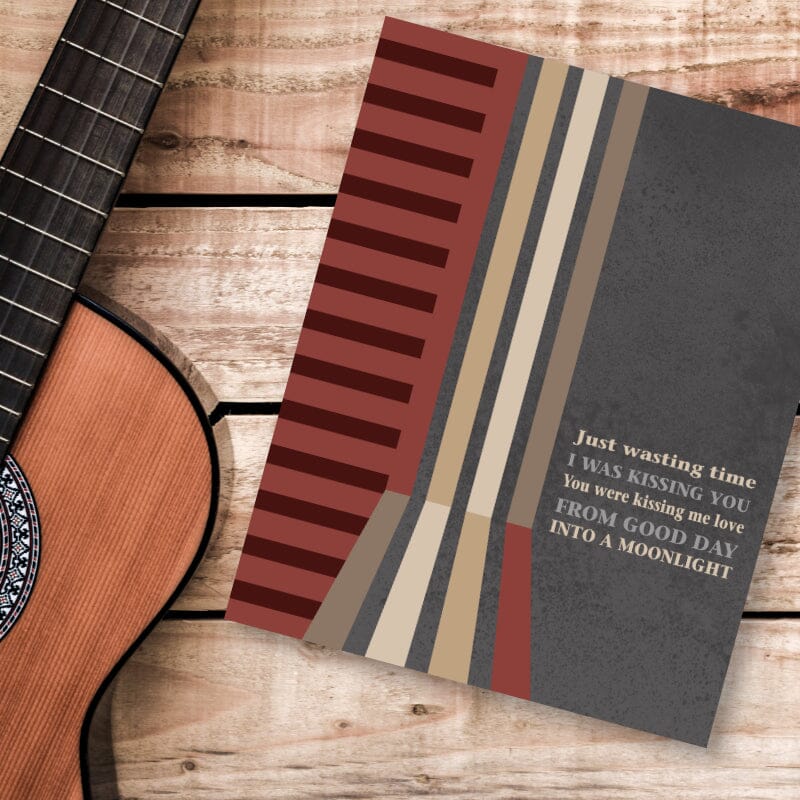 Stay (Wasting Time) by Dave Matthews Band - Rock Music Art Song Lyrics Art Song Lyrics Art 8x10 Print Only