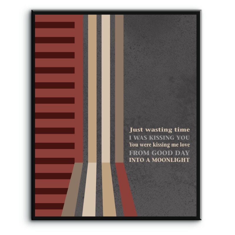 Stay (Wasting Time) by Dave Matthews Band - Rock Music Art Song Lyrics Art Song Lyrics Art 8x10 Plaque Mount