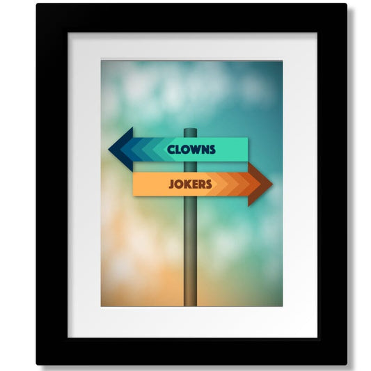 Stuck in the Middle by Stealers Wheel - 70s Song Lyric Print Song Lyrics Art Song Lyrics Art 8x10 Matted and Framed Print