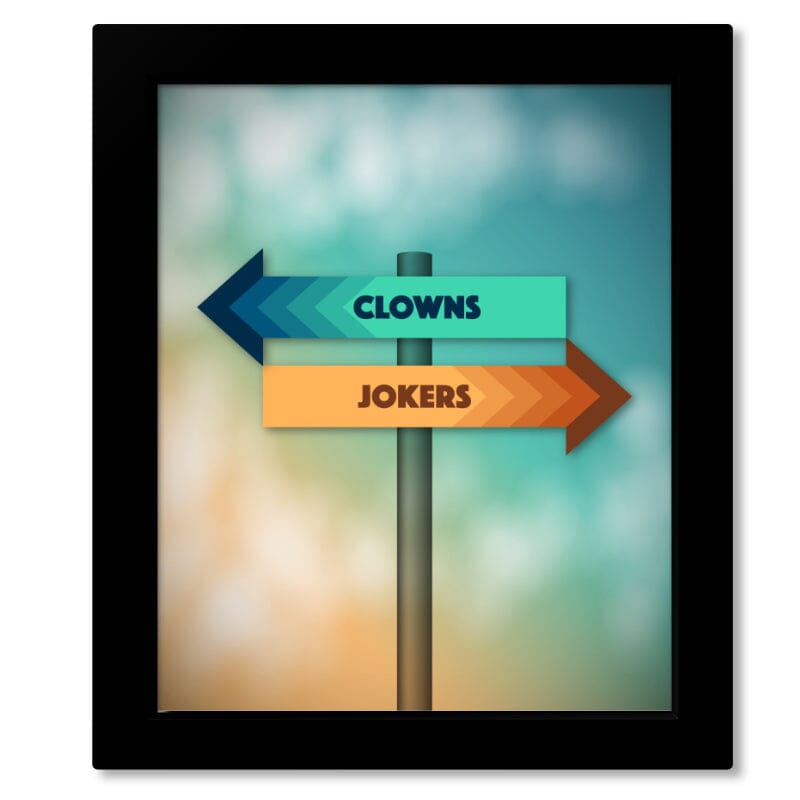 Stuck in the Middle by Stealers Wheel - 70s Song Lyric Print Song Lyrics Art Song Lyrics Art 8x10 Framed Print (without mat)