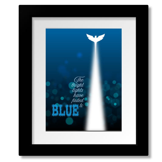 Take it to the Limit by the Eagles - Song Lyric Music Art Song Lyrics Art Song Lyrics Art 8x10 Matted and Framed Print